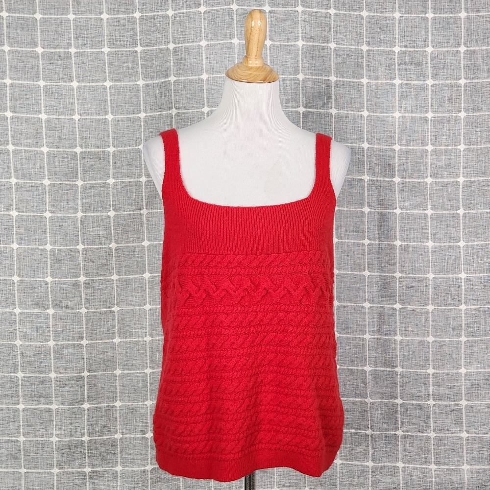J. Crew Supersoft Cropped Cable-knit Sweater-tank